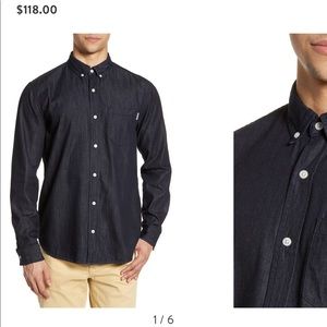 NWOT // CARHARTT Denim Civil Button Down